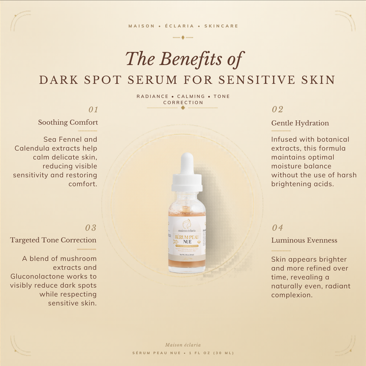 Dark Spot Serum for Sensitive Skin | Sérum Peau Nue | 30ml