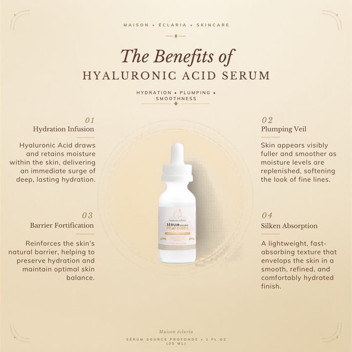 Hyaluronic Acid Hydration Serum | Sérum Source Profonde | 30ml