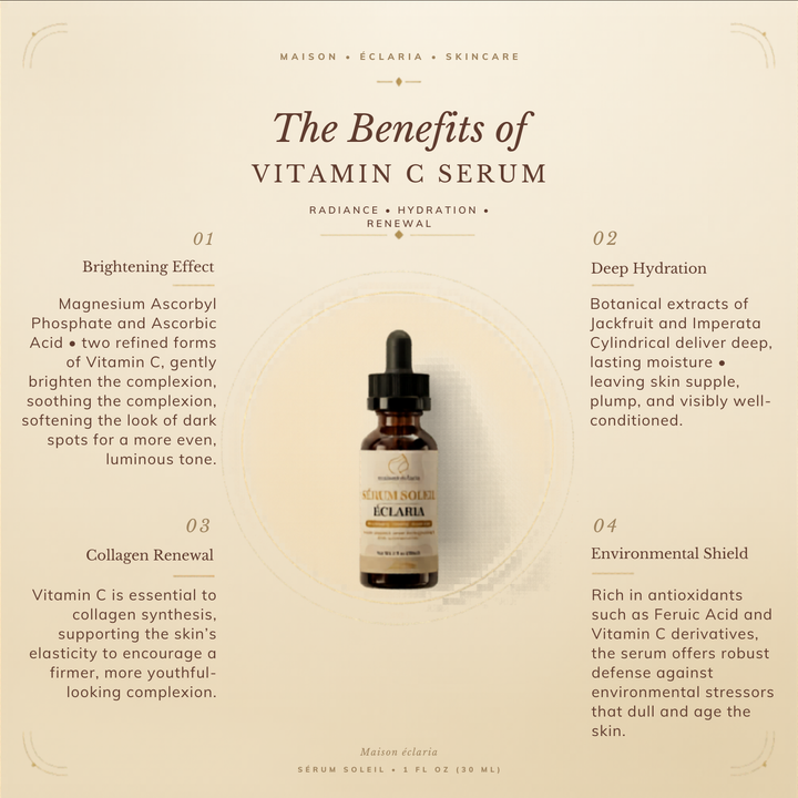 Vitamin C Brightening Serum | Sérum Soleil Éclaria | 30ml