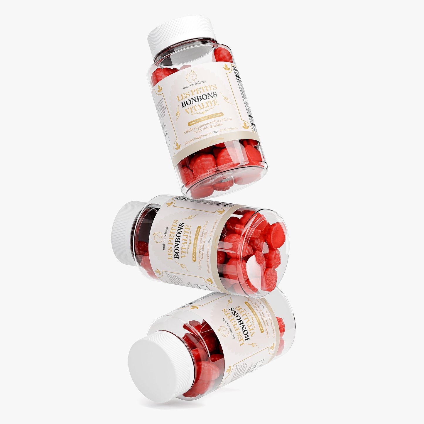 Multivitamin & Biotin Beauty Supplement | Les Petits Bonbons Vitalité | 180g
